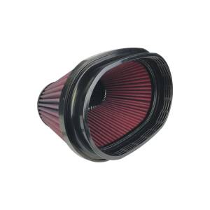 Injen - Injen Oiled Air Filter 8.5x5.63in Oval ID / 9.92x7.17in Base / 5.7in HT / 6.865ix4.115in Top - X-1126-BR - Image 3