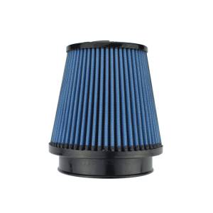 Injen NanoWeb Dry Air Filter 4in Flange ID / 5.5in Base / 5.4in Height / 4in Top - X-1128-BB