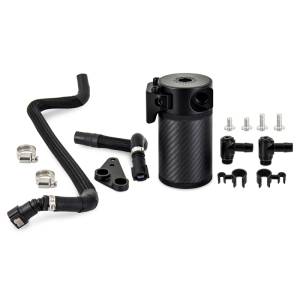 Mishimoto 2020+ Chevrolet Corvette C8 Baffled Oil Catch Can Kit (PCV Side) - Carbon Fiber - MMBCC-C8-20PCF