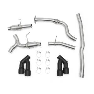 Mishimoto 2016+ Chevrolet Camaro 2.0T Quad Black Tip Cat-Back Exhaust - MMEXH-CAM4-16QTPBK