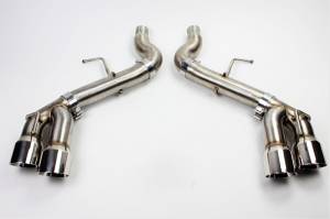 Mishimoto 2016+ Chevrolet Camaro Quad-Tip Race Axle-Back Exhaust w/ Polished Tips - MMEXH-CAM8-16AQTRP