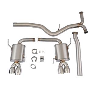 Mishimoto - Mishimoto 2015 Subaru WRX 3in Stainless Steel Cat-Back Exhaust - MMEXH-WRX-15 - Image 2