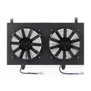 Mishimoto 03-06 Nissan 350Z Aluminum Fan Shroud Black - MMFS-350Z-03BK