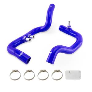 Mishimoto 2018+ Jeep Wrangler JL / Gladiator JT 3.6L AT Blue Silicone Radiator Coolant Hose Kit - MMHOSE-JLP-18ABL