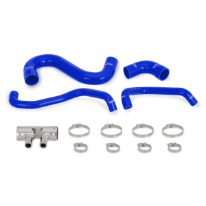 Mishimoto - Mishimoto 2015+ Ford Mustang GT Silicone Lower Radiator Hose - Blue - MMHOSE-MUS8-15LBL - Image 2