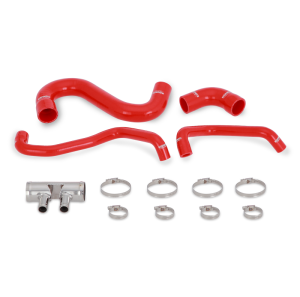 Mishimoto - Mishimoto 2015+ Ford Mustang GT Silicone Lower Radiator Hose - Red - MMHOSE-MUS8-15LRD - Image 2