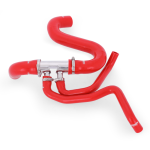 Mishimoto - Mishimoto 2015+ Ford Mustang GT Silicone Lower Radiator Hose - Red - MMHOSE-MUS8-15LRD - Image 7