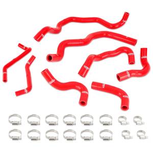 Mishimoto 2016+ Infiniti Q50/Q60 3.0T Ancillary Coolant Hose Kit - Red - MMHOSE-Q50-16ANCRD