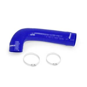 Mishimoto 2016+ Nissan Titan XD Silicone Induction Hose - Blue - MMHOSE-XD-16IHBL