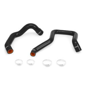 Mishimoto - Mishimoto 91-01 Jeep Cherokee XJ 4.0L Silicone Coolant Hose Kit - Black - MMHOSE-XJ6-91BK - Image 2