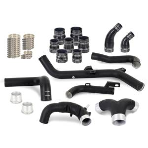 Mishimoto 21+ Bronco 2.7L Intercooler Pipe Kit Micro Wrinkle Black - MMICP-BR27-21MWBK