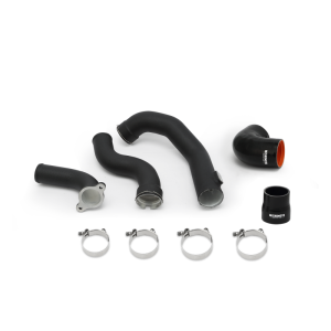 Mishimoto 2016+ Chevrolet Camaro 2.0T / 2013+ Cadillac ATS Intercooler Pipe Kit - Wrinkle Black - MMICP-CAM4-16KWBK