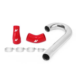 Mishimoto 01-07 Mitsubishi Lancer Evolution 7/8/9 Red Lower Intercooler Pipe Kit - MMICP-EVO-01LRD