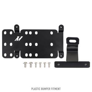 Mishimoto 2021+ Ford Bronco Plastic Bumper License Plate Relocation - MMLP-BR-21S