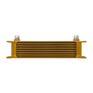 Mishimoto - Mishimoto Universal 10 Row Oil Cooler - Gold - MMOC-10G - Image 8