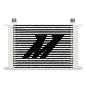 Mishimoto Universal 25 Row Oil Cooler Kit - White - MMOC-25WT