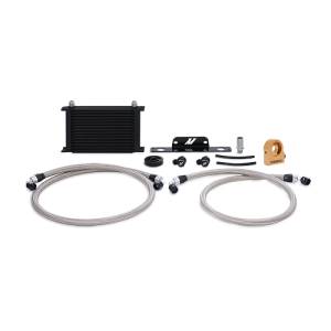 Mishimoto 10-15 Chevrolet Camaro SS Thermostatic Oil Cooler Kit - Black - MMOC-CSS-10TBK