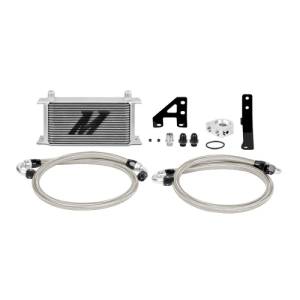 Mishimoto 15 Subaru STI Oil Cooler Kit - Silver - MMOC-STI-15