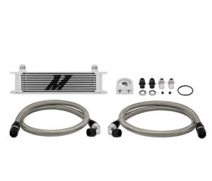 Mishimoto - Mishimoto Universal 10 Row Oil Cooler Kit (Metal Braided Lines) - MMOC-U - Image 2