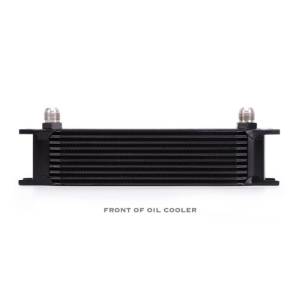 Mishimoto Universal 10 Row Oil Cooler Kit - Black - MMOC-UBK