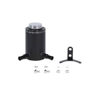 Mishimoto - Mishimoto Aluminum Power Steering Reservoir Tank - Wrinkle Black - MMRT-PSAWBK - Image 1