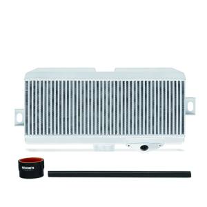 Mishimoto Subaru 08-15 WRX STi Top-Mount Intercooler Kit - Powder Coated Silver & Black Hoses - MMTMIC-STI-08SLBK