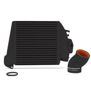 Mishimoto 08-14 Subaru WRX Top-Mount Intercooler Kit - Powder Coated Black & Black Hoses - MMTMIC-WRX-08BKBK