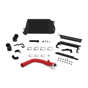 Mishimoto - Mishimoto 2015 Subaru WRX Top-Mount Intercooler Kit - Powder Coated Black & Wrinkle Red Pipes - MMTMIC-WRX-15RBK - Image 4