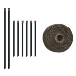 Mishimoto - Mishimoto 2 inch x 35 feet Heat Wrap with Stainless Locking Tie Set - MMTW-235 - Image 1