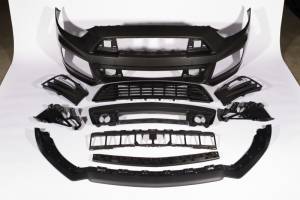 Roush 2015-2017 Ford Mustang Complete Unpainted Front Fascia Kit (w/o Collision Detection & ACC) - 421843